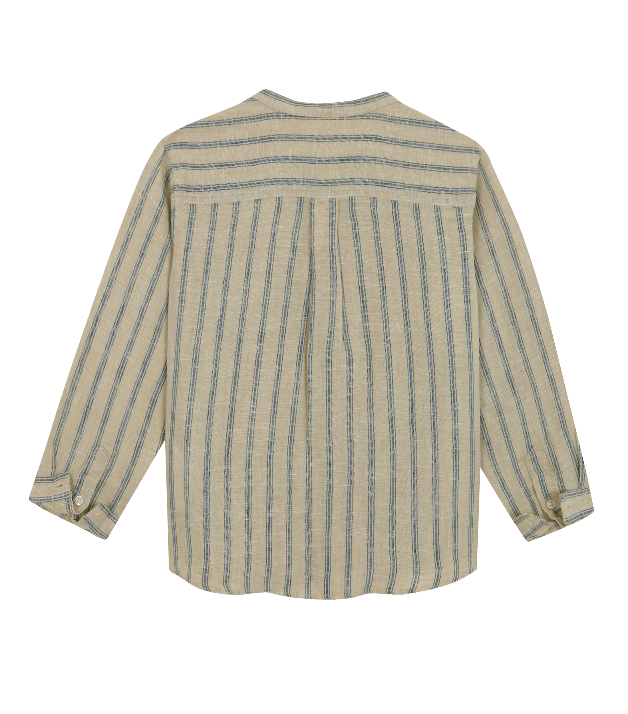 Camisa con rayas manga larga Bebe